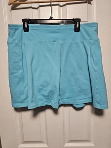 Minifalda/falda corta T by Talbots para mujer verde azulado con bolsillos talla XL - Imagen 1 de 3