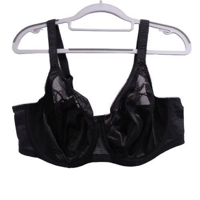 NUEVO Sujetador de copa de encaje con aros figura completa Elomi Cate talla 38DD negro EL4030 Foto 1 de 4
