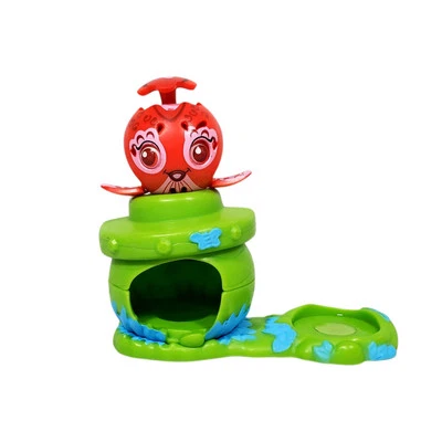 Zoobles Spring To Life #118 Dell Whale Seagonia Rainbow exclusivo Foto 1 de 4