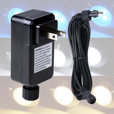 12V Transformer Plug &16Ft Wire Cable Power Cord Only For Yescom LED Deck Light - Image 1 of 4