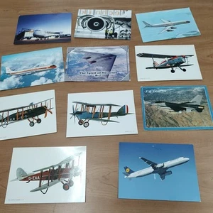 Airplane Postcard Lot Of 11 2000s - Picture 1 of 5