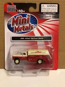 HO - Mini Metals. 30420 - ‘60 Ford - Tank Truck - Chevron - Imagen 1 de 5