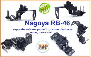 NAGOYA RB-46 ATTACCO PER ANTENNA BAULE TRUNK LID, HATCHBACK USO CB, VHF, UHF - Foto 1 di 1