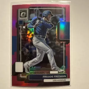 2022 Donruss Optic Pink Prizm #131 Freddie Freeman Dodgers - Picture 1 of 2