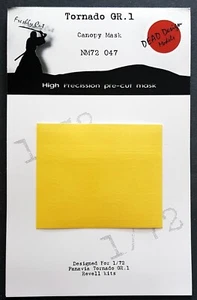 Tornado GR.1 Canopy Mask for 1/72 Revell - DEAD Design NM72047 NEW - Picture 1 of 8