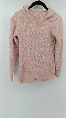 Suéter suéter con capucha para mujer No borders talla XS rosa manga larga  Foto 1 de 4