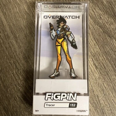 Overwatch - Tracer FiGPiN 3" Esmalte Pin CMD Coleccionables #132 Oficial Blizzard  Foto 1 de 4
