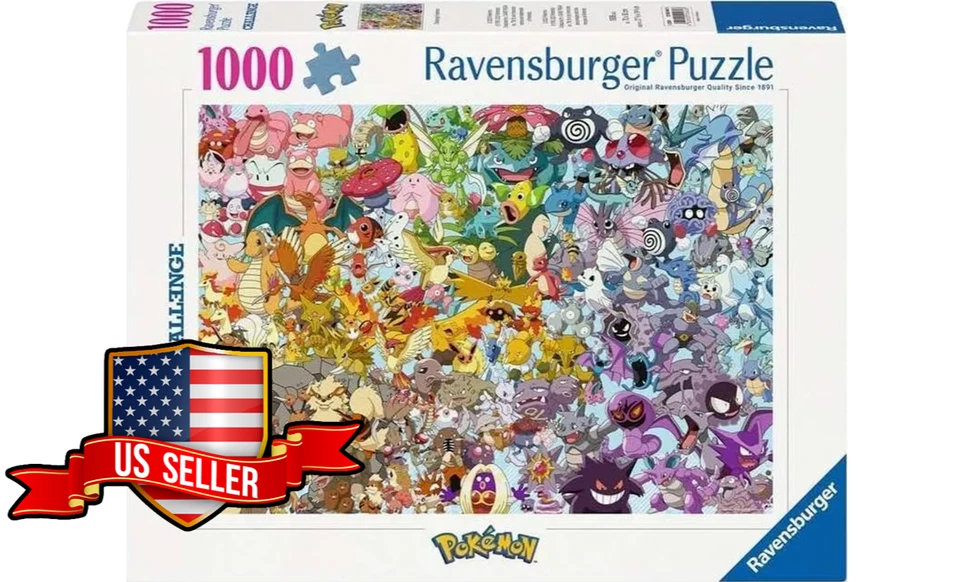 Ravensburger 12000460 - Challenge Puzzle - Pokémon - 1000 pieces