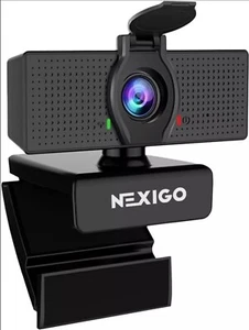 Webcam NexiGo N60 1080P avec microphone réglable FOV zoom logiciel contrôle NEUF - Photo 1/4