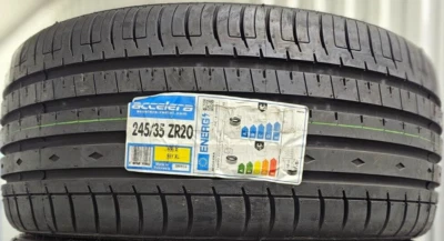 1X NEW ACCELERA PHI R 245/35 ZR20 XL 95Y UHP TYRE 245 35 20 2453520 C+C - Image 1 of 3