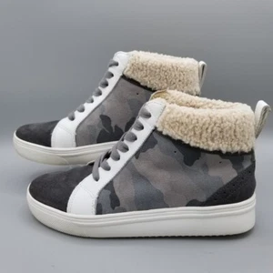 Blondo wasserdichte Guila hohe Damen-Sneakers Gr. 5,5, graue Tarnwolle - Bild 1 von 8