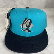 Deadstock New Era 5950 Rancho Cucamonga Quakes MiLB VTG Fitted Hat USA 7 1/8