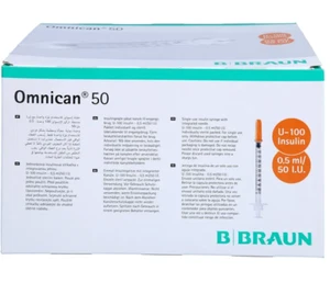 B. Braun Omnican 50 Insulinspritzen Insulin Injektion PZN:00465650 100Stk. - Bild 1 von 5