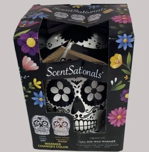 ScentSationals Day of The Dead Farbwechsel Wachswärmer Schwarz-Weiß - Bild 1 von 7