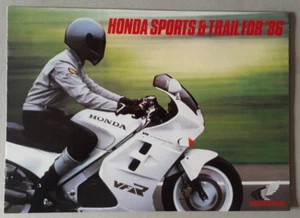 Honda Sports & Trail Motorcycle Range Brochure 1986 - Picture 1 of 6