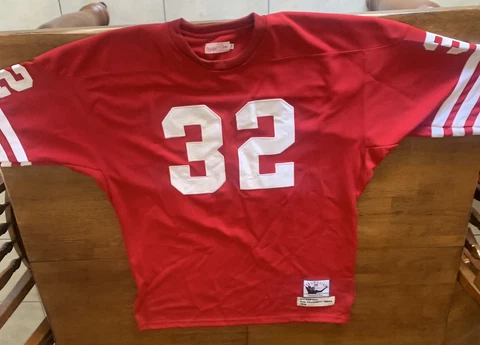 SAN FRANCISCO 49ers OJ SIMPSON #32 YEAR 1978 FOOTBALL JERSEY SIZE 56 (Z-12) Cover