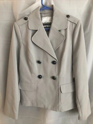 NWT Kensie Blazer, Double Breasted, Soft Gray, Size Large - Image 1 of 4