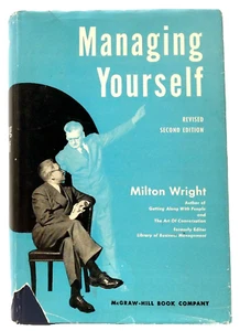 Managing Yourself Revised 2nd Edition Wright Hardcover Dust Jacket 1949 - Picture 1 of 8