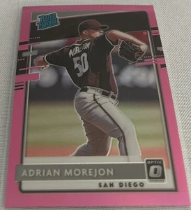 2020 Donruss Optic Baseball Adrian Morejon San Diego Padres Pink Prizm Rookie - Picture 1 of 4