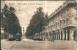 pi 141 1922 TURIN Corso e Monumento a Vittorio Emanuele II - FP VG - Ed.Ferrato - Bild 1 von 2