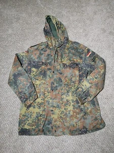 VTG 1994 German Military Jacket Army Flecktarn Camouflage Parka Field Coat Sz M  - Picture 1 of 15