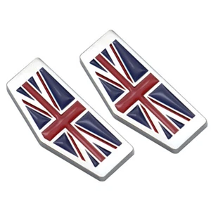 2Pcs UK Britain Flag Car Fender Rear Emblem Badge Decal Sticker ut - Picture 1 of 4