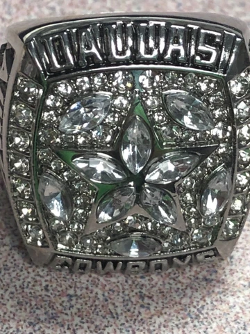 TROY AIKMAN 1995 COMMEMORATIVE CHAMPIONSHIP RING COWBOYS SIZE 11 Cover