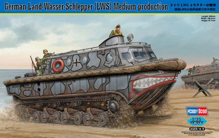 Hobbyboss 82433 - 1:35 German Land-Wasser-Schlepper (LWS) Medium production - Ne