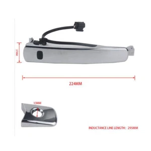 Chrome Outer Side Door Handle for 2006-2014 Nissan X-Trail (T31) Electric Sensor - Picture 1 of 12