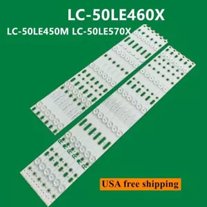 Tiras LED para 50" LC-50LB371C LC-50LB481C LC-50LB481U LC-50LB371U LC-50LE460X - Imagen 1 de 3