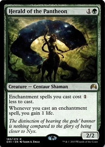 MTG Herald of the Pantheon | Moderately Played | Magic Origins (ORI) - Picture 1 of 2