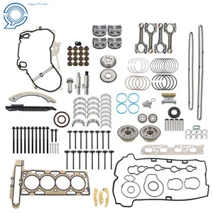 For Chevy Buick GMC 2006 2007-2016 2017 2.4L Engine Overhaul Rebuild Kit - Picture 1 of 24