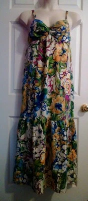 Полноразмерный сарафан из полиэстера с ремешками и цветочным узором Johnny Martin размер L - Изображение 1 из 4