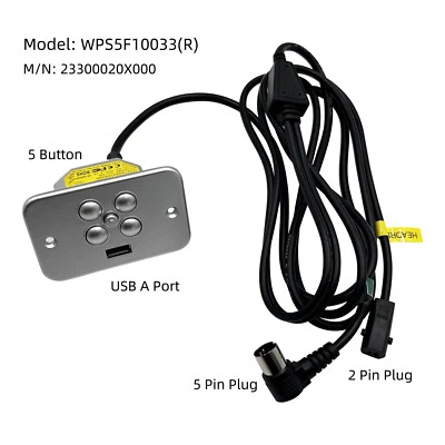 5 Button Power Recliner Switch Lift Chair Hand Control WPS5F10033 23300020X000 - Image 1 of 4