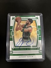 2022-23 National Treasures JAYSON TATUM /99 On-Card Auto Treasured Moments