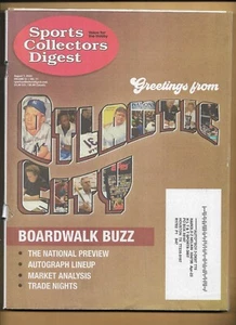 SPORTS COLLECTORS DIGEST~SCD~1.08.2022-ATLANTIC CITY NATIONAL- KOMPLETTES MAGAZIN - Bild 1 von 1