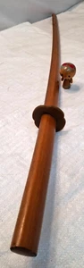 Japanese Vintage Oak Wooden BOKKEN Training Sword Samurai Martial Arts 101cm #31 - Picture 1 of 8