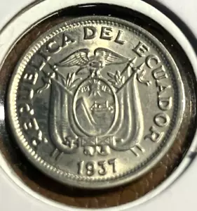 elf Ecuador 5 Centavos 1937 HF E06 - Picture 1 of 2