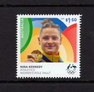 2024 Australia Paris Olympic Gold Medal Winner Nina Kennedy 18 $1.50 Stamp MNH - Bild 1 von 1