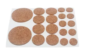 100 X Hoja de Almohadillas Protectoras de Corcho Tamaños Surtidos (20 por Hoja) | Onestopdi - Imagen 1 de 1