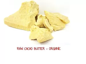 Organic Cacao Butter - Vacuum Packed - RAW - PURE - VEGAN - FREE POSTAGE - Picture 1 of 1