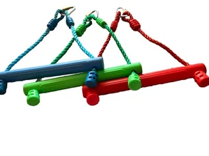 Rainbow Craft 3er Pack Kinder Affenstangen - Trapez Schaukelstangen. - Bild 1 von 3