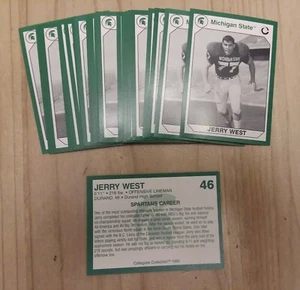 1990 Michigan State Collegiate Collection #46 JERRY WEST Lot of (10) - Picture 1 of 1