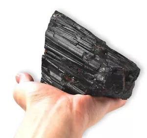 Turmalin Schwarz Roh Mineralstein 400-500 Gramm - Bild 1 von 1