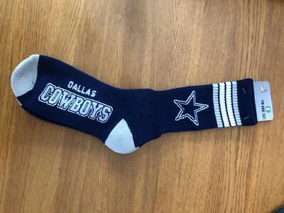 Calcetines NFL Dallas Cowboys Crew para pies desnudos Foto 1 de 2