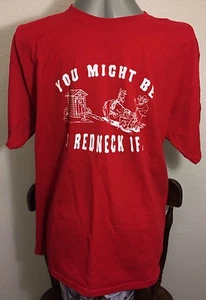 Comfort Blend T-Shirt Pawnee County Redneck Size L - Picture 1 of 4