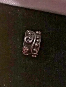Pandora Pink Cubic Zirconia Tendril Clip Charm - Picture 1 of 12