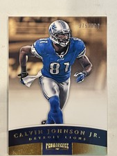 2012 Panini Prominence GOLD /897 Calvin Johnson HOF Detroit Lions  GA Tech