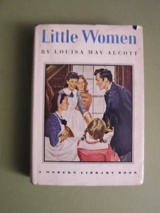 1st Modern Library edition stated, Alcott LITTLE WOMEN, gutters and hinges sound - Picture 1 of 9