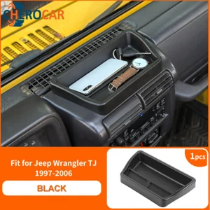 Car Dashboard Storage Tray Console Organizer Box for Jeep Wrangler TJ 1997-06 - Foto 1 di 8